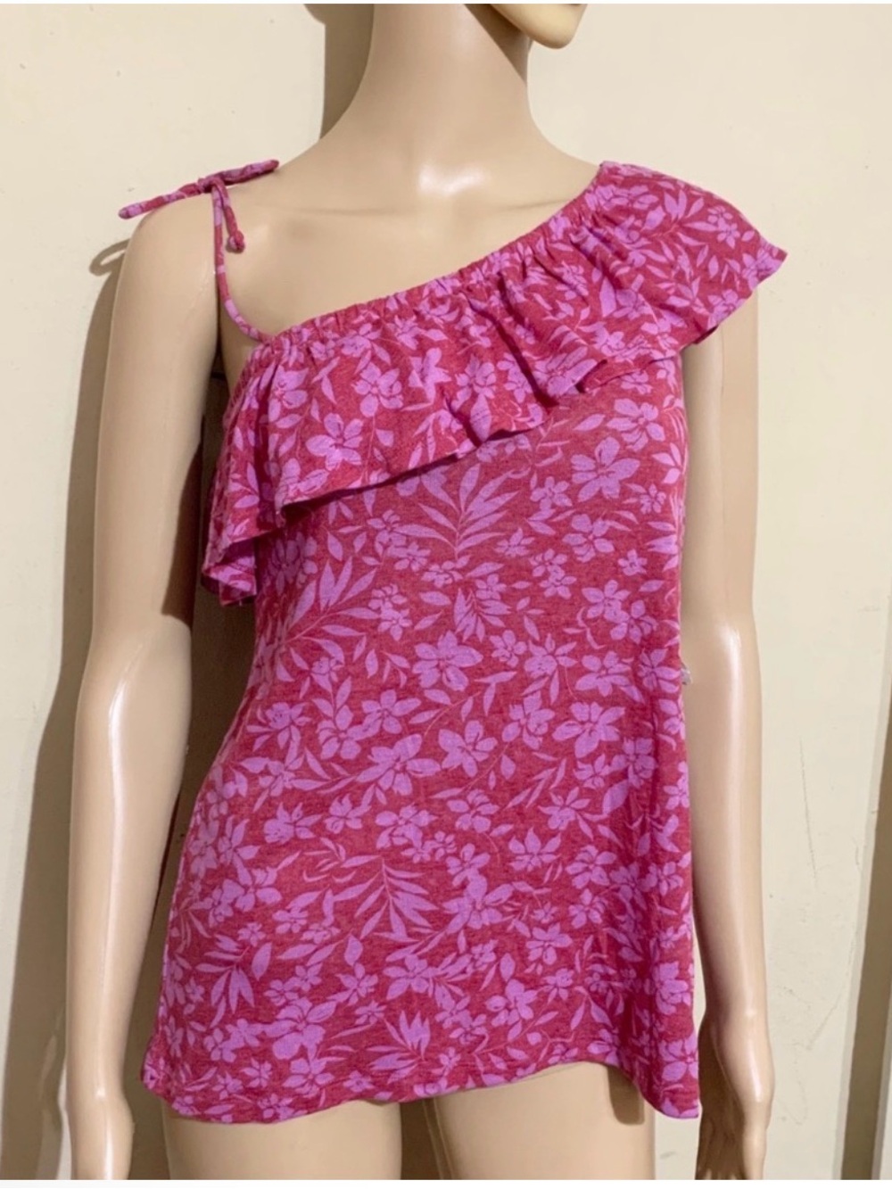 New old navy linen blend tie shoulder tank